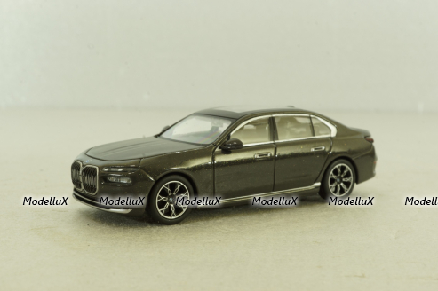 BMW i7 xDrive60, grey, MGT00618-CH, MiniGT 1:64