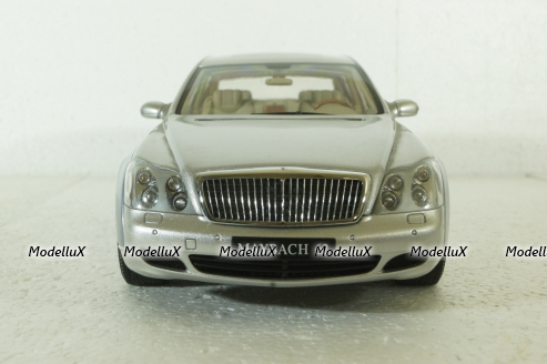 Maybach 62 Lwb 2005 Silver/Blue, 76163, AutoArt 1:18