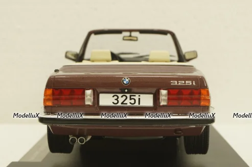 BMW 325i E30 Cabriolet  darkred metallic, 1985, MCG18380, MCG 1:18