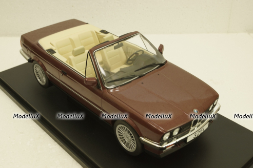 BMW 325i E30 Cabriolet  darkred metallic, 1985, MCG18380, MCG 1:18