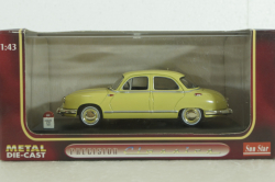 Panhard Dyna Z1 Luxe 1954, yellow, N013, SunStar 1:43