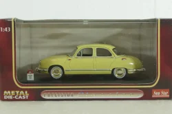 Panhard Dyna Z1 Luxe 1954, yellow, N013, SunStar 1:43