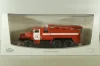 АЦ-40 (43202) ПМ-102Б пожарная автоцистерна на шасси Урал-43202 с бел. полосами, SSM1234B, SSM 1:43
