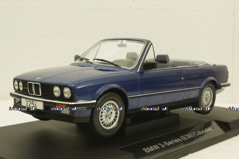 BMW 325i E30 Cabriolet  blue metallic, 1985, MCG18381, MCG 1:18