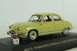 Panhard Dyna Z1 Luxe 1954, yellow, N013, SunStar 1:43