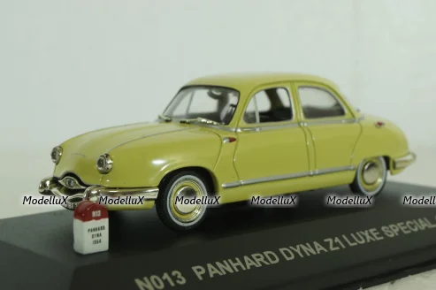 Panhard Dyna Z1 Luxe 1954, yellow, N013, SunStar 1:43