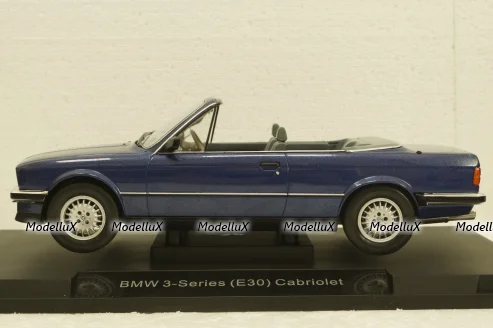 BMW 325i E30 Cabriolet  blue metallic, 1985, MCG18381, MCG 1:18