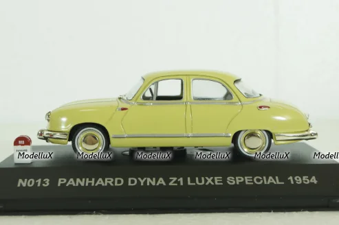 Panhard Dyna Z1 Luxe 1954, yellow, N013, SunStar 1:43