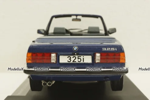 BMW 325i E30 Cabriolet  blue metallic, 1985, MCG18381, MCG 1:18