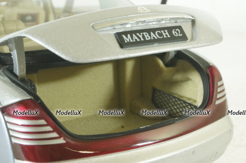 Maybach 62 Lwb 2005 Silver/Blue, 76163, AutoArt 1:18