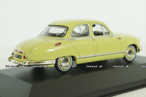 Panhard Dyna Z1 Luxe 1954, yellow, N013, SunStar 1:43