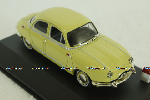 Panhard Dyna Z1 Luxe 1954, yellow, N013, SunStar 1:43