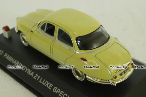 Panhard Dyna Z1 Luxe 1954, yellow, N013, SunStar 1:43