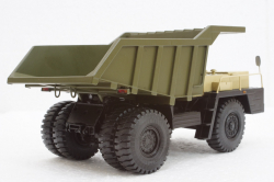 Белаз-7522 поздний бежевый/Хаки ТД Белаз, Автоистория 1:43