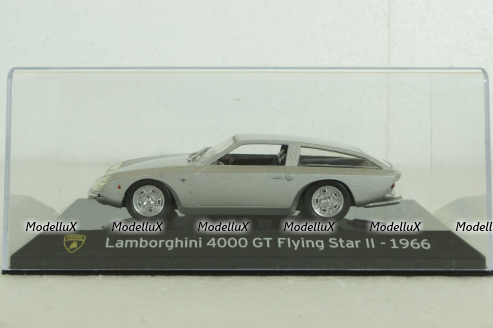 Lamborghini 4000GT Flying Star II 1966, silver, Altaya 1:43 Уценка!