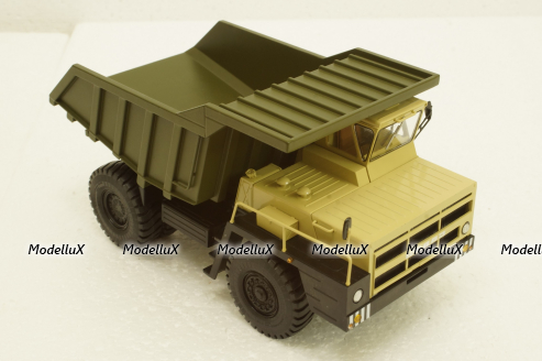 Белаз-7522 поздний бежевый/Хаки ТД Белаз, Автоистория 1:43
