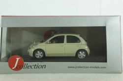 Nissan Micra/March (K12) 2002, yellow, JC030Y, J-Collection 1:43