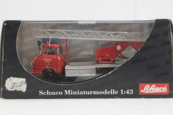 Hanomag Garant fire engine aerial ladder 1960,  03241, Schuco 1:43