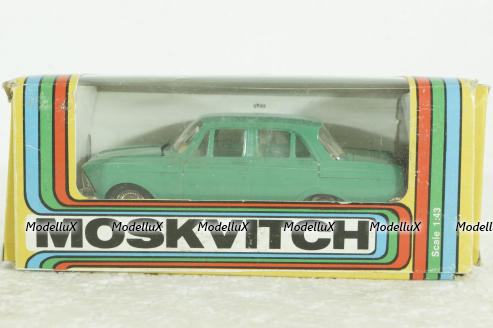 Москвич-412, зеленый,  Тантал/Радон 1:43