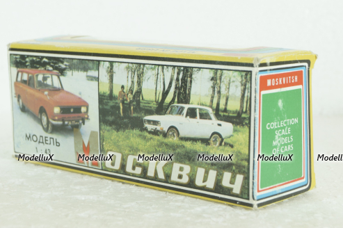Москвич-412, зеленый,  Тантал/Радон 1:43