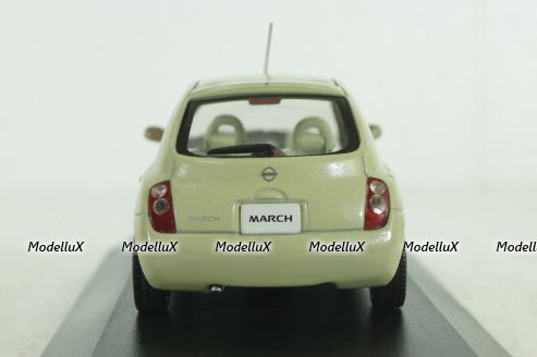 Nissan Micra/March (K12) 2002, yellow, JC030Y, J-Collection 1:43