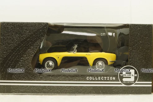 Honda S800 With Removable Soft Top, yellow, T9-1800191, Triple9 1:18