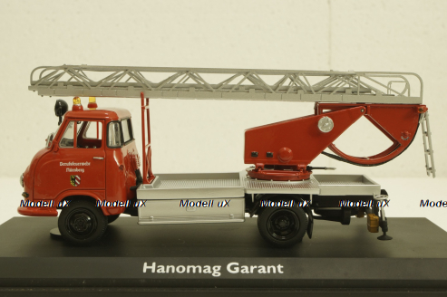 Hanomag Garant fire engine aerial ladder 1960,  03241, Schuco 1:43