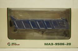 Маз-9506-20 п/прицеп самосвал синий, Автоистория 1:43