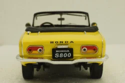 Honda S800 With Removable Soft Top, yellow, T9-1800191, Triple9 1:18