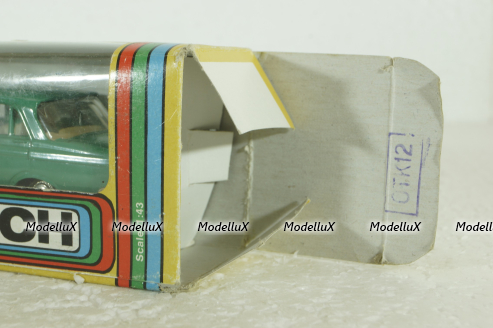 Москвич-412, зеленый,  Тантал/Радон 1:43
