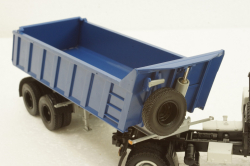 Маз-9506-20 п/прицеп самосвал синий, Автоистория 1:43