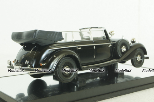 Mercedes 770 "Grosser Mercedes" Offener Tourenwagen 1938, black, PM43700, Signature Model 1:43