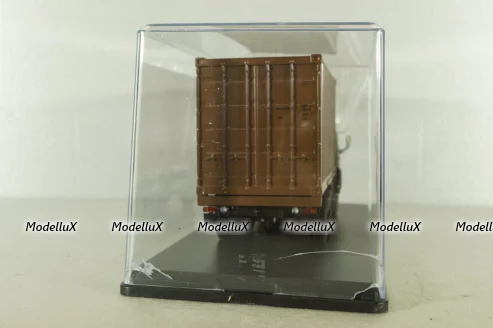 Камаз-53212 Контейнеровоз, хаки/коричневый, SSM1281, SSM 1:43