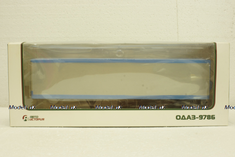 Одаз-9786 п/прицеп серый/синий, Автоистория 1:43