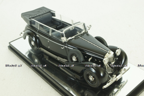 Mercedes 770 "Grosser Mercedes" Offener Tourenwagen 1938, black, PM43700, Signature Model 1:43