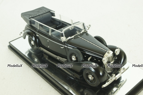 Mercedes 770 "Grosser Mercedes" Offener Tourenwagen 1938, black, PM43700, Signature Model 1:43