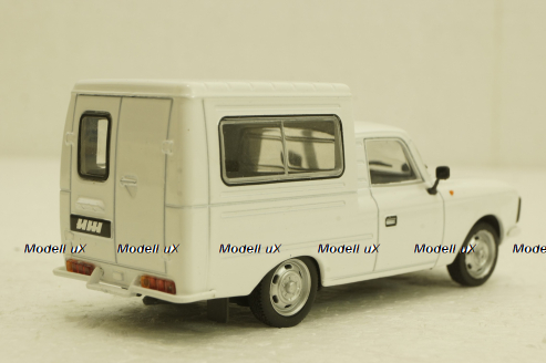 Иж-27156, белый,  (ЗАПАКОВАННАЯ) Автолегенды СССР №72, 1:43