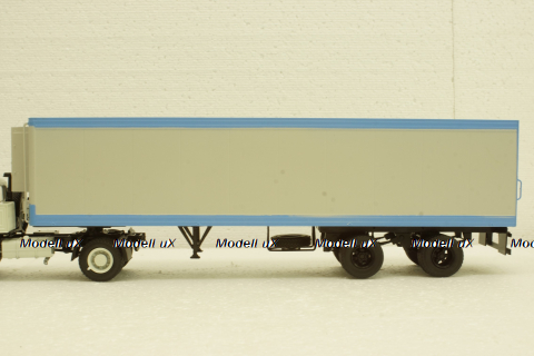 Одаз-9786 п/прицеп серый/синий, Автоистория 1:43