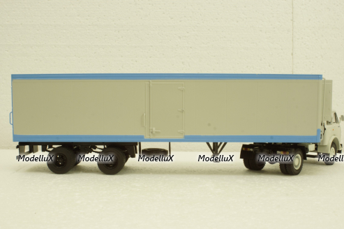 Одаз-9786 п/прицеп серый/синий, Автоистория 1:43