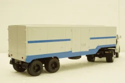 Одаз-935 п/прицеп, серый/синий Автоистория 1:43