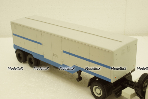 Одаз-935 п/прицеп, серый/синий Автоистория 1:43