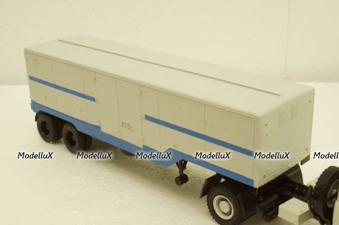Одаз-935 п/прицеп, серый/синий Автоистория 1:43