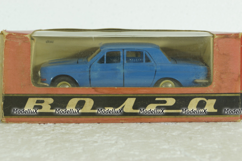 Газ-24, синий, июнь 86г.,  Тантал/Радон 1:43