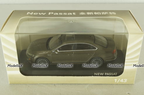 Volkswagen Passat (B7) 2011, brown, dealer edition 1:43