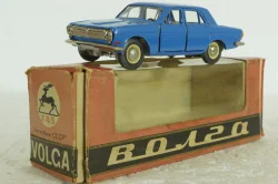 Газ-24, синий, июнь 86г.,  Тантал/Радон 1:43