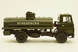 Маз-5337 АЦ-9 «Огнеопасно» 1987, хаки, 101326, Автоистория 1:43