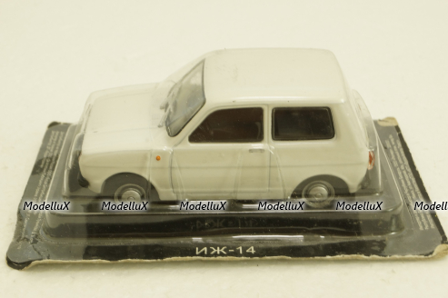 Иж-14, белый, Автолегенды СССР №120, 1:43