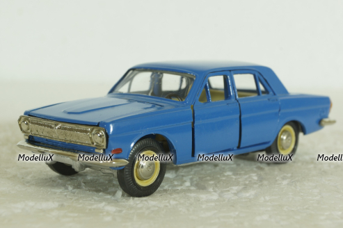 Газ-24, синий, июнь 86г.,  Тантал/Радон 1:43
