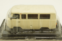 Уаз-452В, бежевый, Автолегенды СССР №16, 1:43