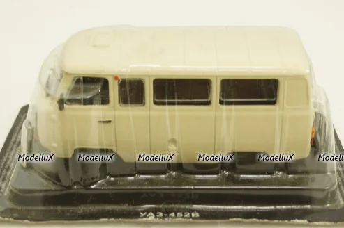 Уаз-452В, бежевый, Автолегенды СССР №16, 1:43